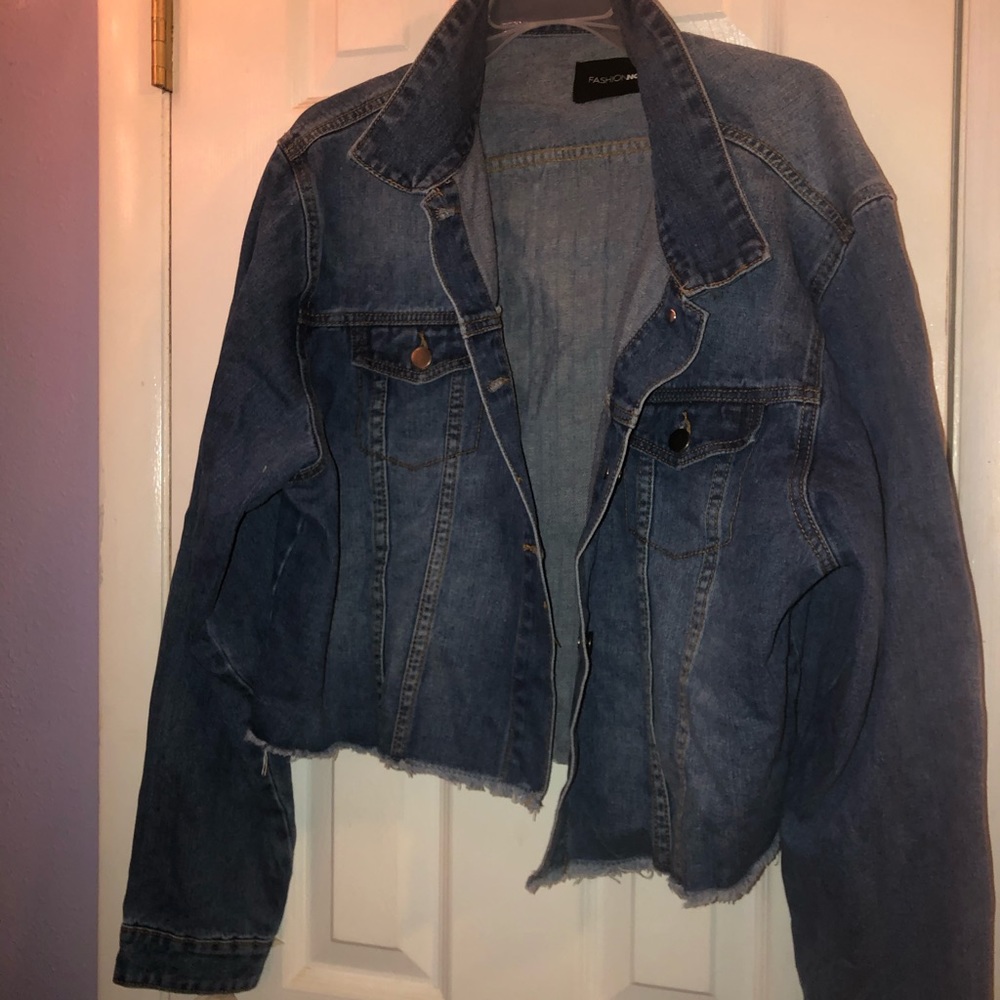 Fashion nova good vibes jean jacket